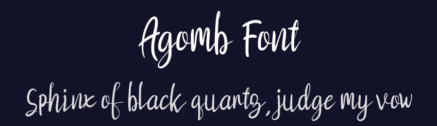 Agomb Font by khalwastudio — Script Handwritten Font — thumbnail 2