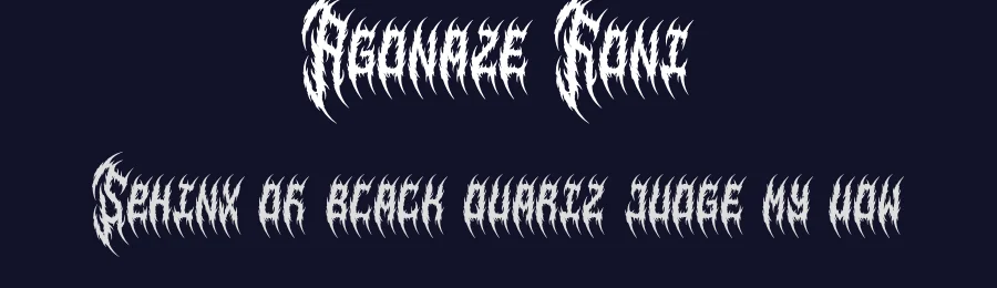 Agonaze Font by Denustudios — Blackletter Font — thumbnail 2