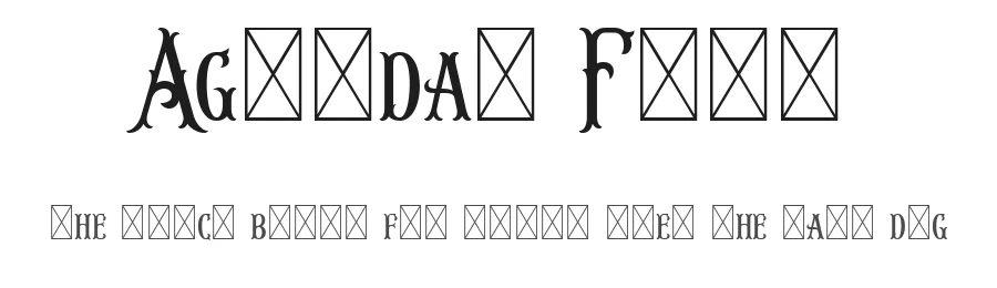 Agondav Font by Imoodev — Display Font