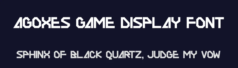 Agoxes Game Display Font by Sealoung — Display Font — thumbnail 2