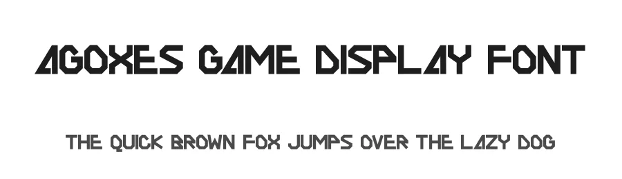 Agoxes Game Display Font by Sealoung — Display Font