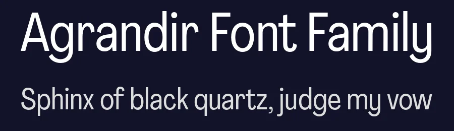 Agrandir Font Family by Alex Slobzheninov — Sans Serif Font — thumbnail 2