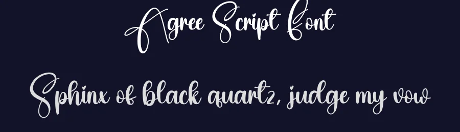 Agree Script Font by creativeletter — Script Handwritten Font — thumbnail 2