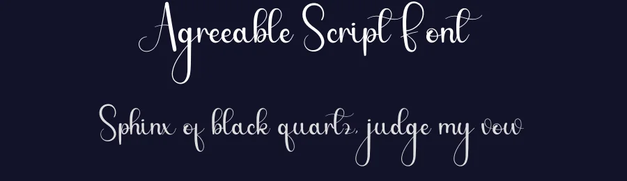 Agreeable Script Font by andikastudio — Script Handwritten Font — thumbnail 2