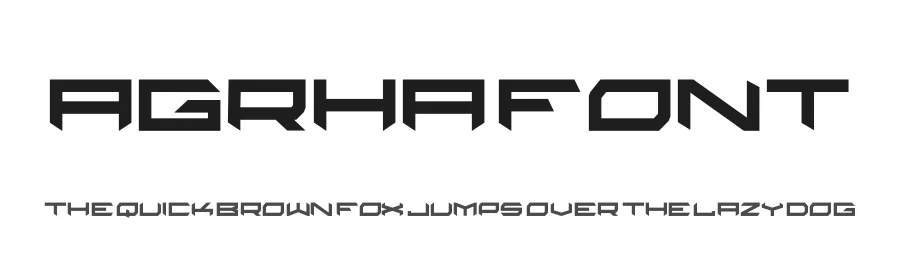Agrha Font by hayoyuka8 — Display Font