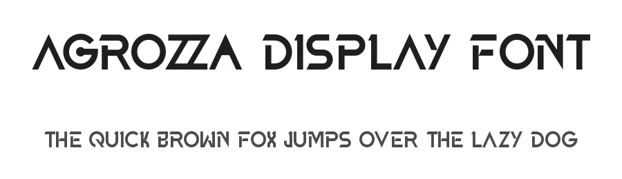 AGROZZA Display Font by RaisProject — Sans Serif Font