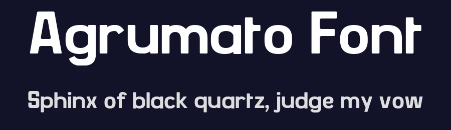Agrumato Font by Consuelo Bonfà — Sans Serif Font — thumbnail 2