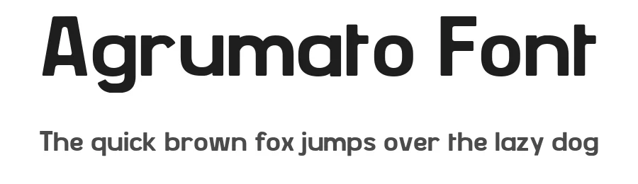 Agrumato Font by Consuelo BonfΓ β Sans Serif Font