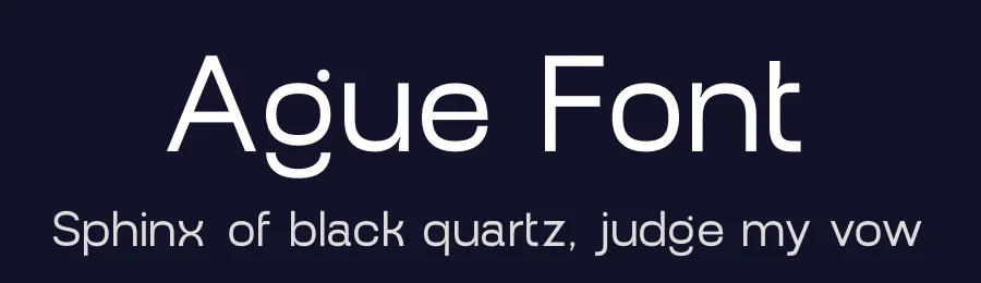 Ague Font by Zafiratype — Sans Serif Font — thumbnail 2