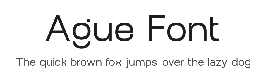 Ague Font by Zafiratype — Sans Serif Font