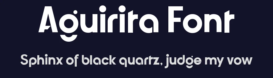 Aguirita Font by mhdafifersya — Sans Serif Font — thumbnail 2