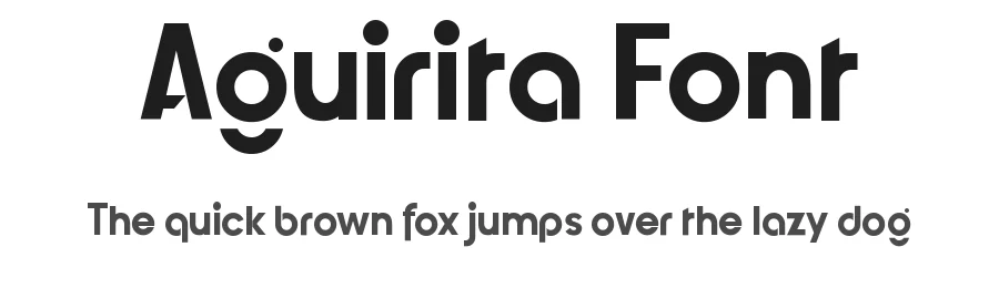 Aguirita Font by mhdafifersya — Sans Serif Font