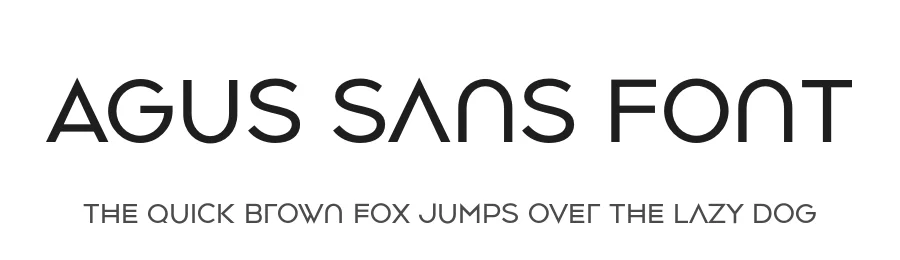 Agus Sans Font by Claudio J. Rodriguez — Sans Serif Font