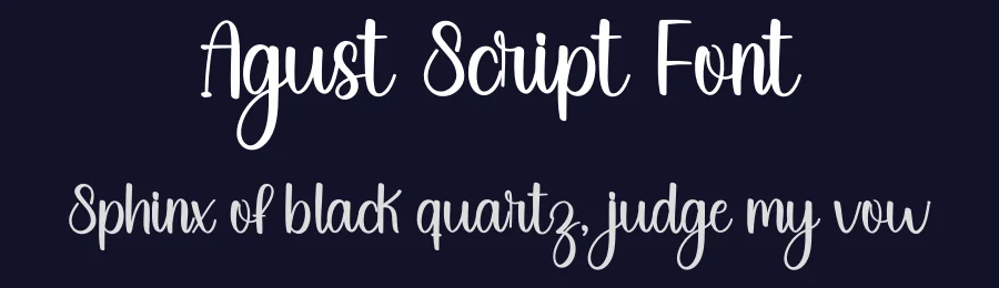 Agust Script Font by inermediaSTUDIO — Script Handwritten Font — thumbnail 2