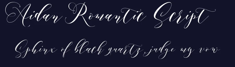 Aidan Romantic Script by JROH Creative — Script Handwritten Font — thumbnail 2