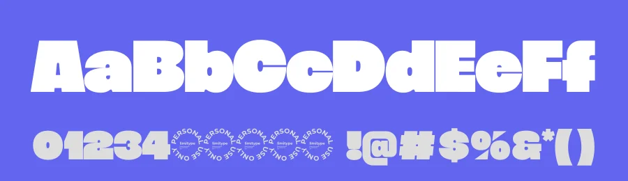 Aigon – Bold Display Font by limitype — Display Font — thumbnail 3