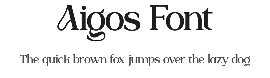 Aigos Font by Pekotype — Serif Font
