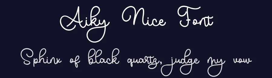 Aiky Nice Font by bearydsgn — Serif Font — thumbnail 2