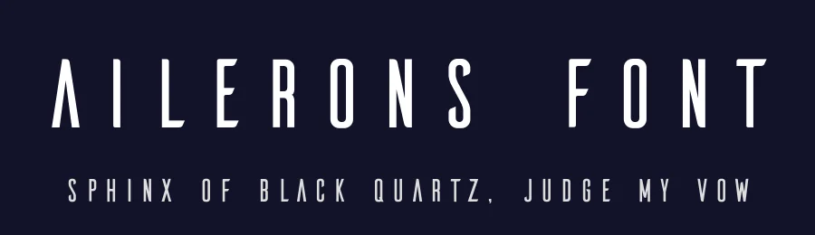 Ailerons Font by Ailerons Typeface — Sans Serif Font — thumbnail 2