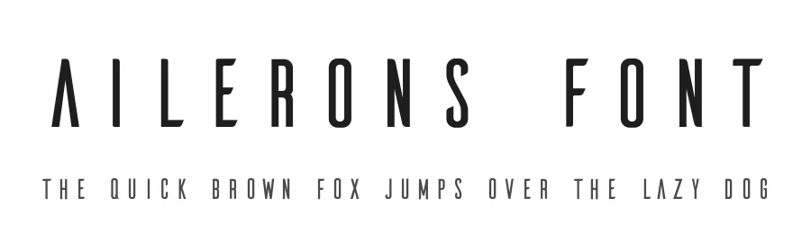 Ailerons Font by Ailerons Typeface — Sans Serif Font
