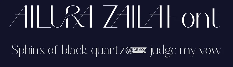 Ailura Zaila Font by NihStudio — Sans Serif Font — thumbnail 2