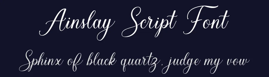 Ainslay Script Font by 178-MC — Script Handwritten Font — thumbnail 2
