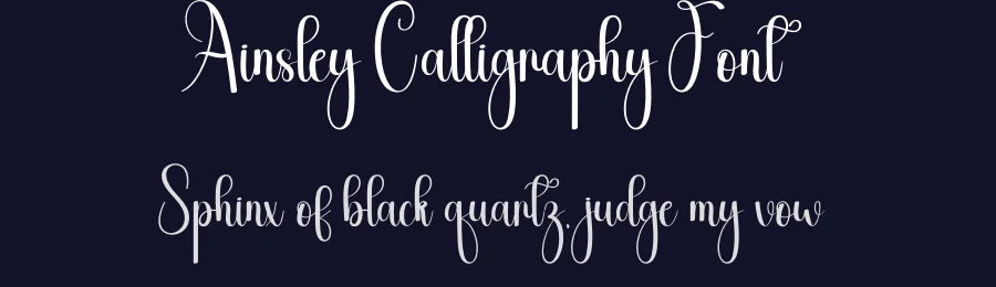 Ainsley Calligraphy Font by andikastudio — Script Handwritten Font — thumbnail 2