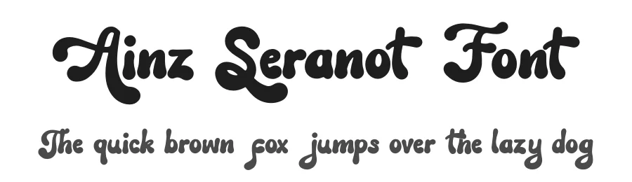 Ainz Seranot Font by Denustudios — Decorative Font