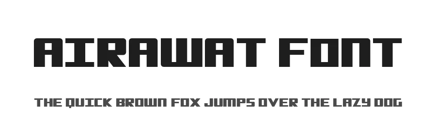Airawat Font by Amit Yogi — Display Font
