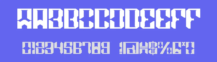 Airobotech Font by Dhabee — Display Font — thumbnail 3