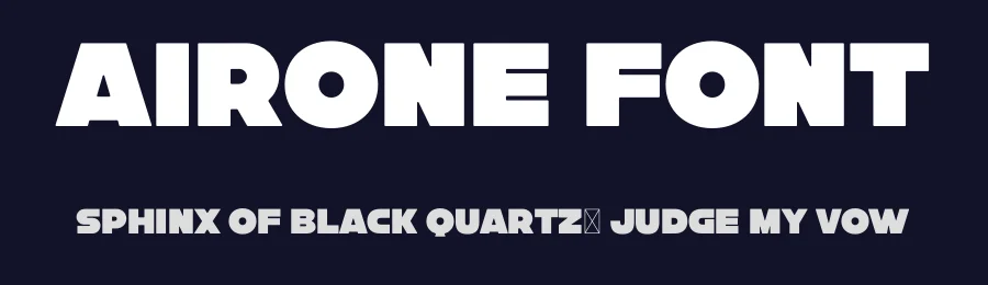 Airone Font by Indieground Design Inc. — Sans Serif Font — thumbnail 2