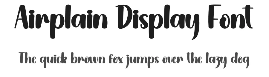 Airplain Display Font by creativeletter — Display Font