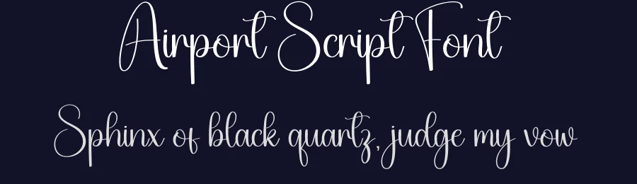 Airport Script Font by Kecimpring — Script Handwritten Font — thumbnail 2