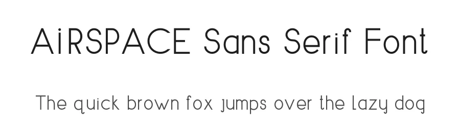 AIRSPACE Sans Serif Font by Ivanna-Ivashka — Sans Serif Font