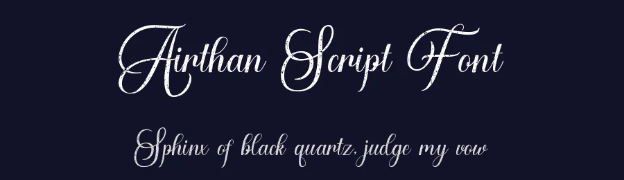 Airthan Script Font by yontype — Script Handwritten Font — thumbnail 2