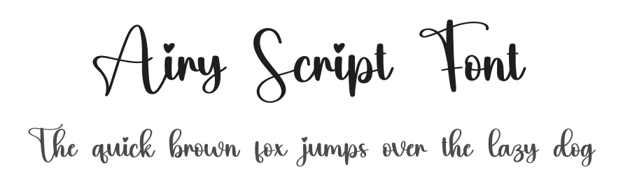 Airy Script Font by creativeletter — Script Handwritten Font