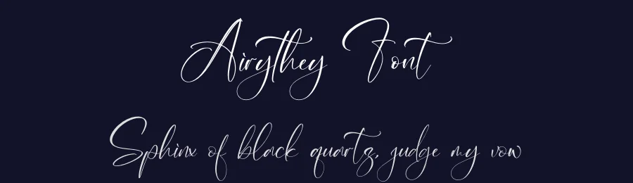 Airythey Font by letterfabric — Script Handwritten Font — thumbnail 2