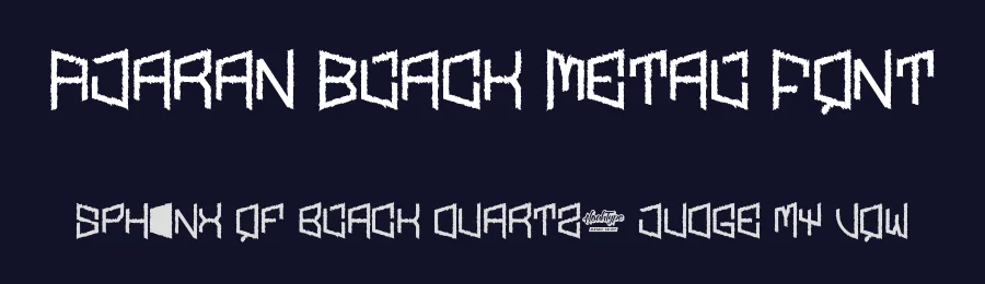 Ajaran Black Metal Font by noahtype — Blackletter Font — thumbnail 2