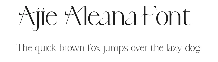 Ajie Aleana Font by noahtype — Serif Font