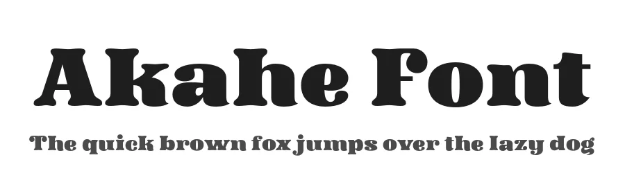 Akahe Font by productype — Serif Font