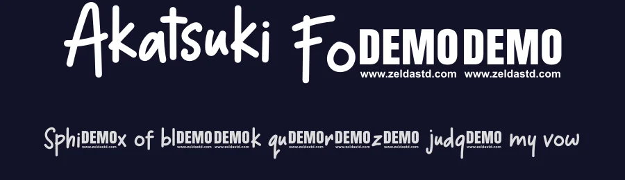 Akatsuki Font by didiksaputra — Display Font — thumbnail 2