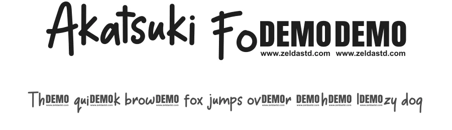 Akatsuki Font by didiksaputra — Display Font