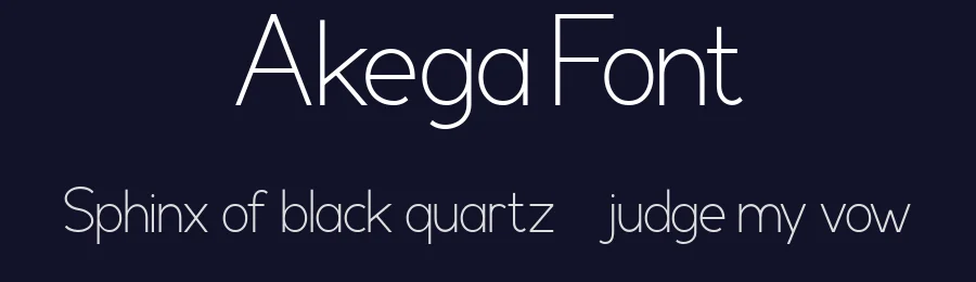 Akega Font by Flawless And Co — Sans Serif Font — thumbnail 2