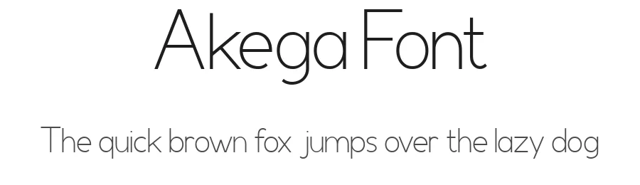 Akega Font by Flawless And Co — Sans Serif Font
