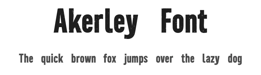 Akerley Font by Surplus Type Co — Sans Serif Font