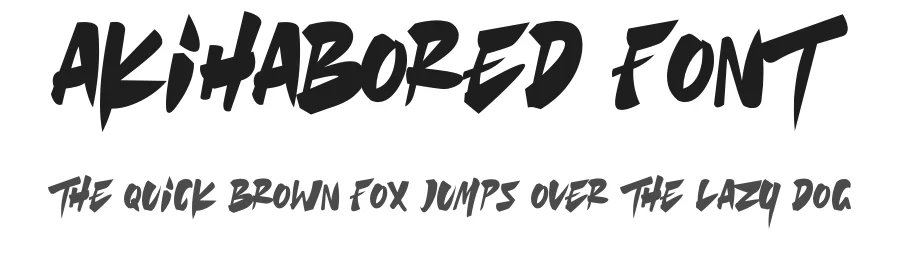 Akihabored Font by figuree — Script Handwritten Font