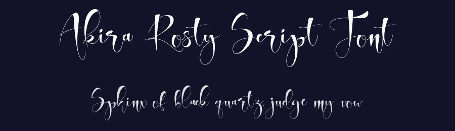 Akira Rosty Script Font by gatype — Script Handwritten Font — thumbnail 2