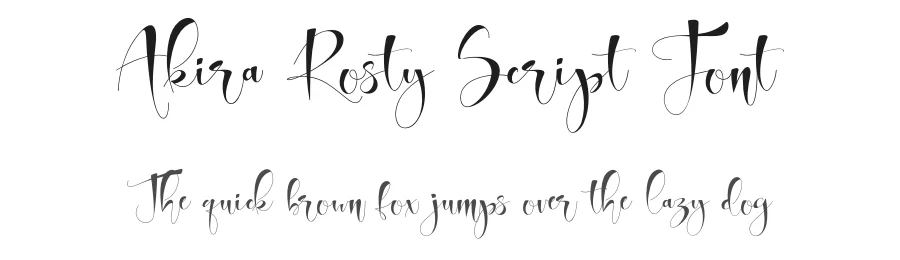 Akira Rosty Script Font by gatype — Script Handwritten Font