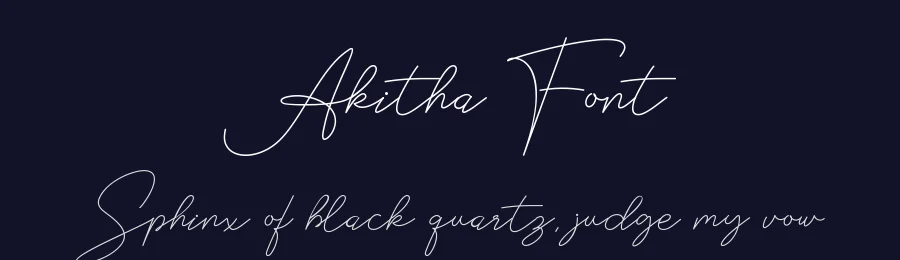 Akitha Font by SlideShoot — Script Handwritten Font — thumbnail 2