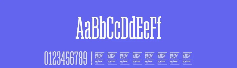 Akkordeon Slab Font by Emtype Foundry — Sans Serif Font — thumbnail 3